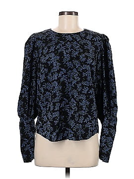 Veronica Beard Long Sleeve Silk Top (view 1)