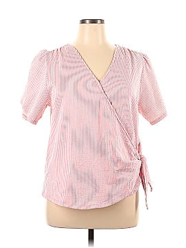 MICHAEL Michael Kors Short Sleeve Blouse (view 1)