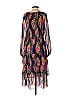 The Kooples 100% Polyester Paisley Blue Casual Dress Size XS (1) - photo 2