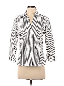 Anne Klein Long Sleeve Button-Down Shirt (view 1)