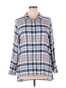 Forever Young Long Sleeve Button-Down Shirt (view 1)