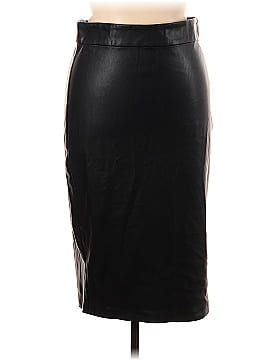 Universal Standard Faux Leather Skirt (view 1)