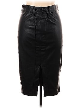Universal Standard Faux Leather Skirt (view 2)
