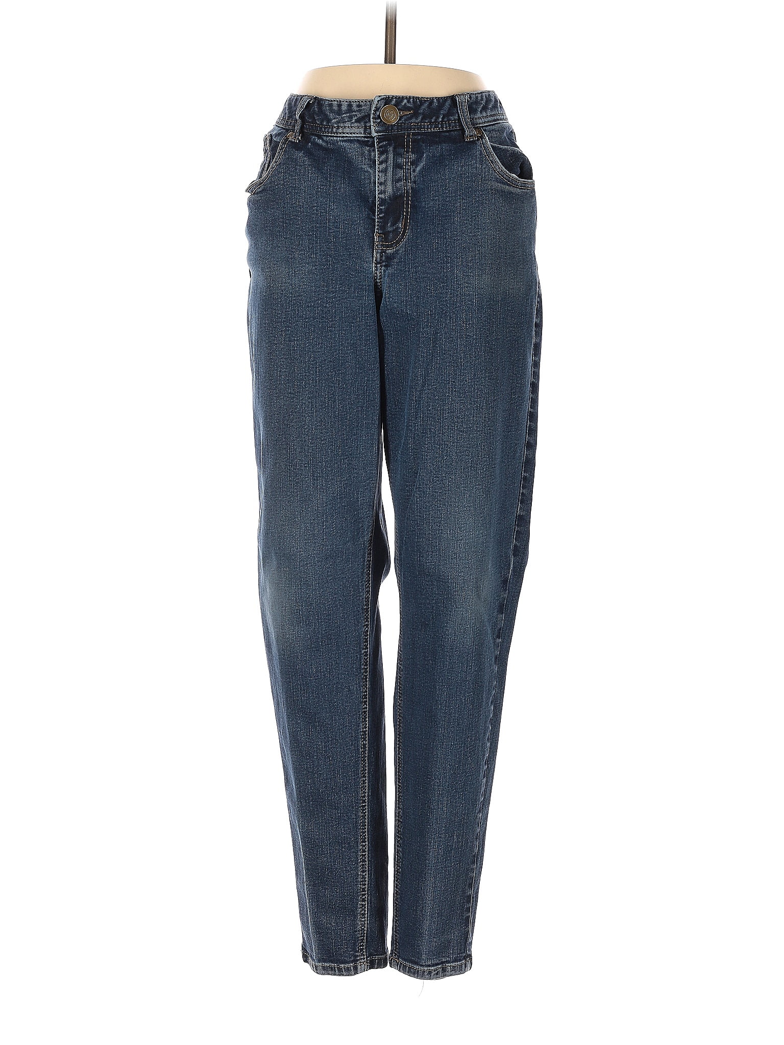 Lane Bryant Solid Blue Jeans Size 16 (Plus) 58 off ThredUp