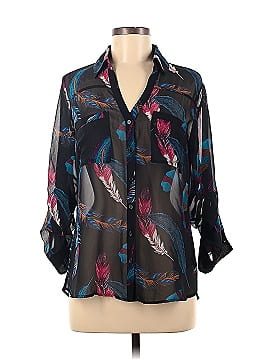 Express Outlet 3/4 Sleeve Blouse (view 1)