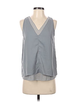 Olivia Grey Sleeveless Blouse (view 1)