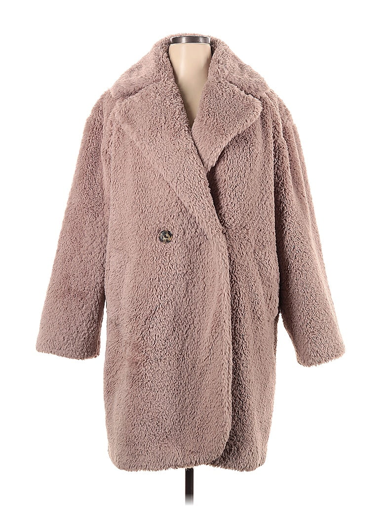Kate Spade New York 100% Polyester Pink Coat Size XL - photo 1