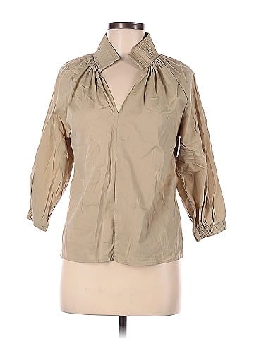 Gabrielle Union New York and Company 3/4 Sleeve Button-Down Shirt (view 1)