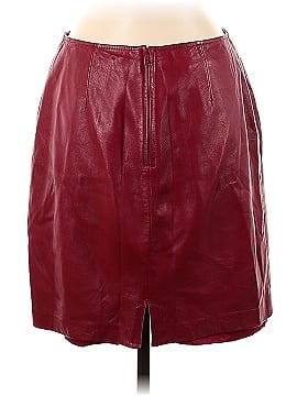 DANIER Faux Leather Skirt (view 2)