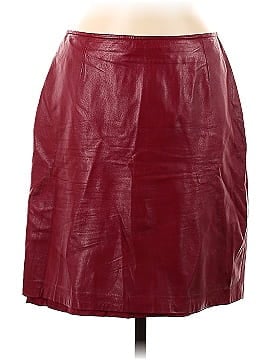 DANIER Faux Leather Skirt (view 1)