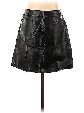 Sugar Lips Faux Leather Skirt (view 2)