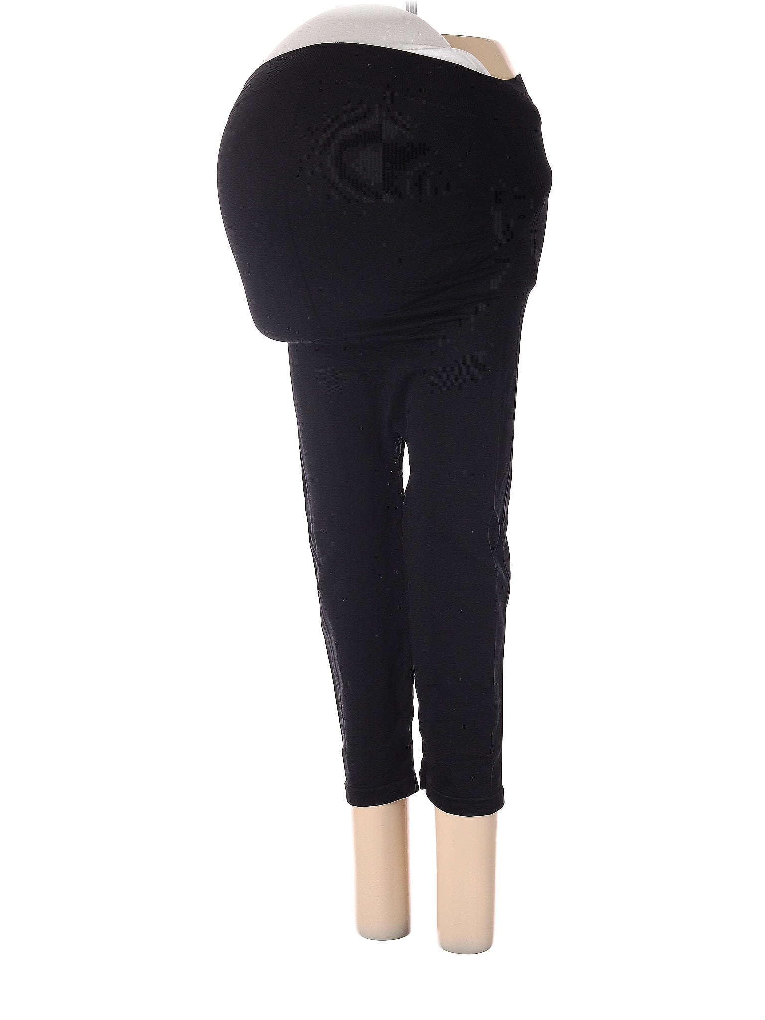 Blanqi Solid Black Leggings Size M (Maternity) - 69% off