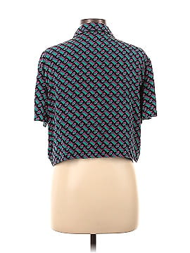 Diane von Furstenberg Short Sleeve Button-Down Shirt (view 2)