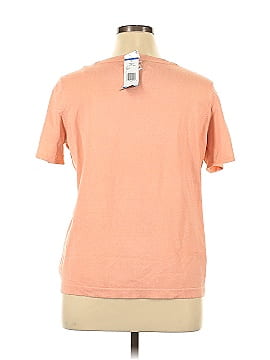 Jones New York Collection Short Sleeve Silk Top (view 2)