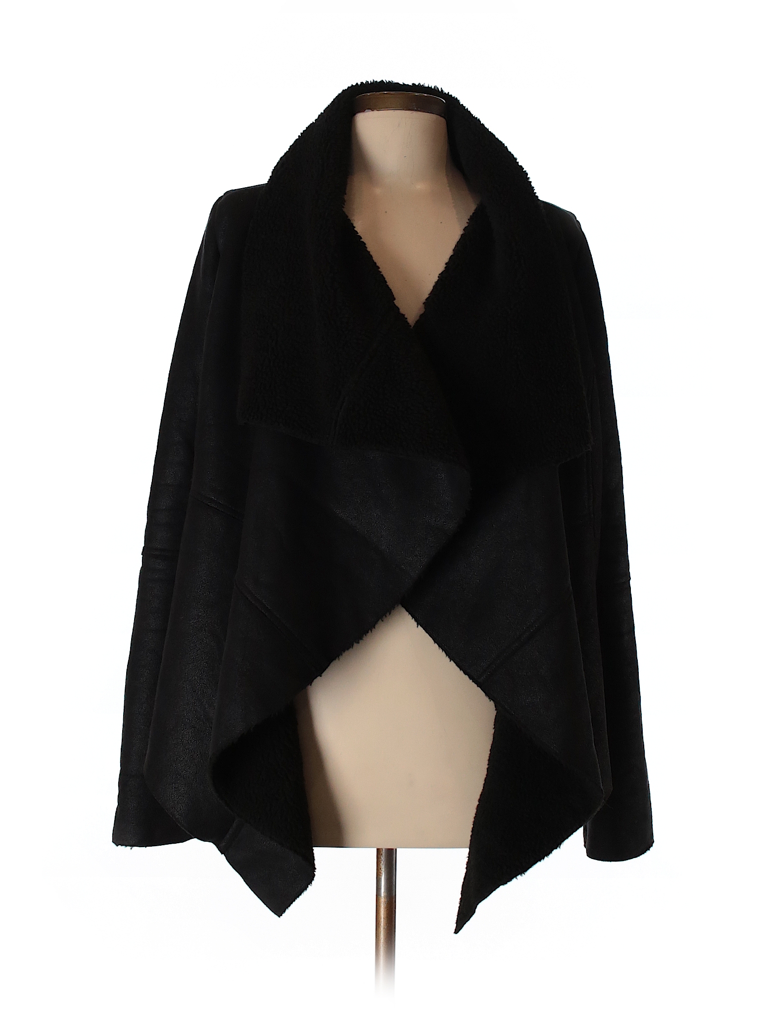 Romeo & Juliet Couture 100% Polyester Solid Black Cardigan Size M - 83% ...
