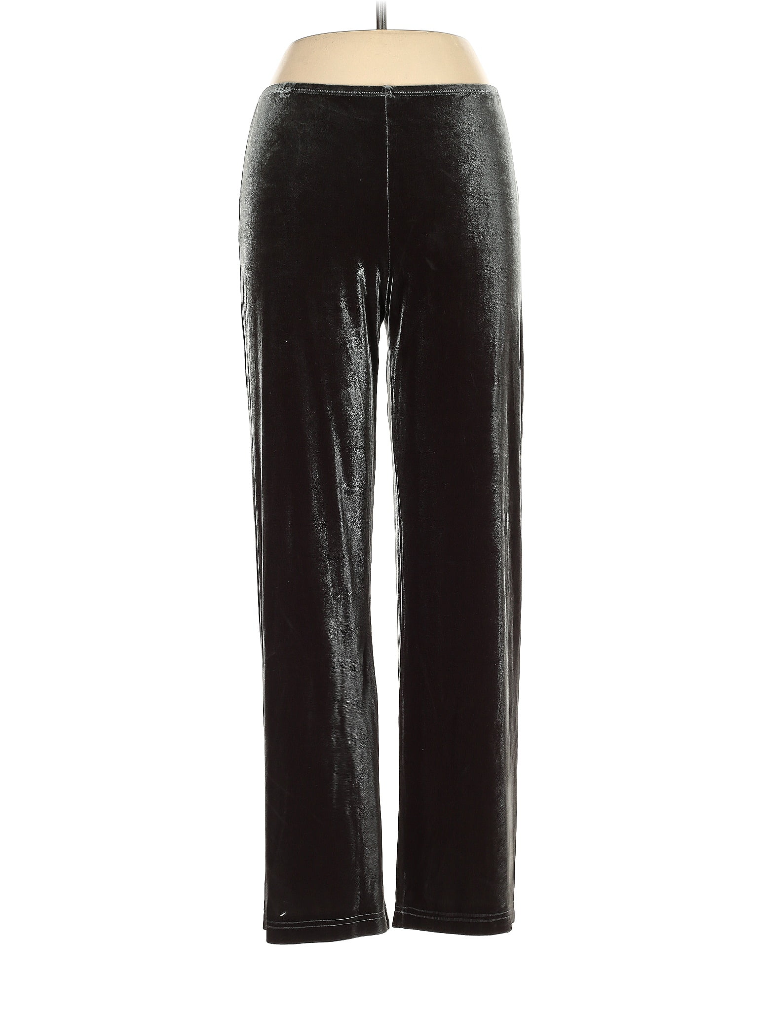 Laundry by Shelli Segal Solid Black Faux Leather Pants Size M 77 off