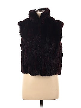 Adrienne Landau Rabbit Fur Vest (view 1)