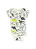 Gerber 100% Cotton Snake Print Graphic Ivory Short Sleeve Onesie Size 6-9 mo - photo 1