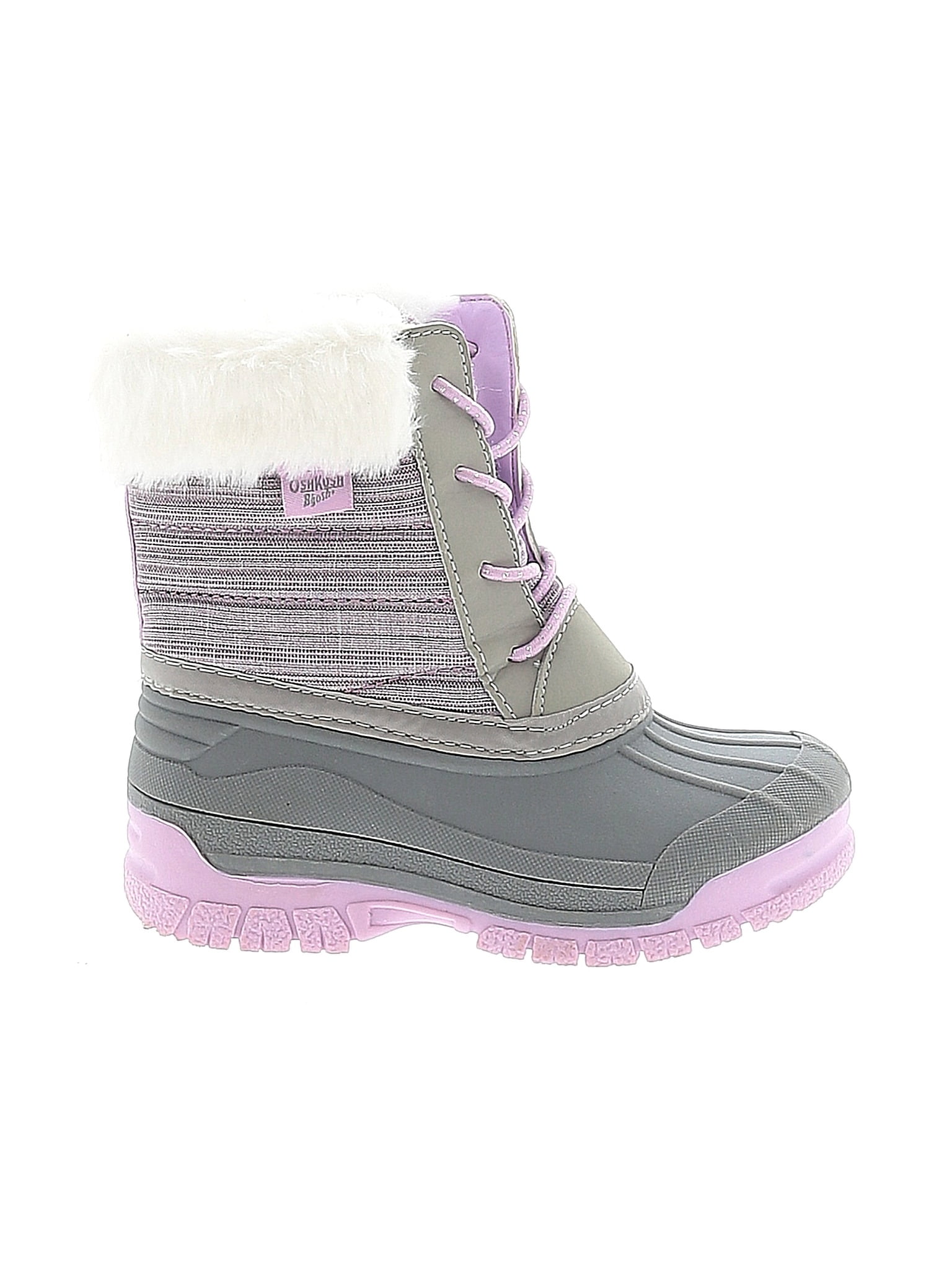 OshKosh B'gosh Color Block Marled Gray Boots Size 8 64 off ThredUp