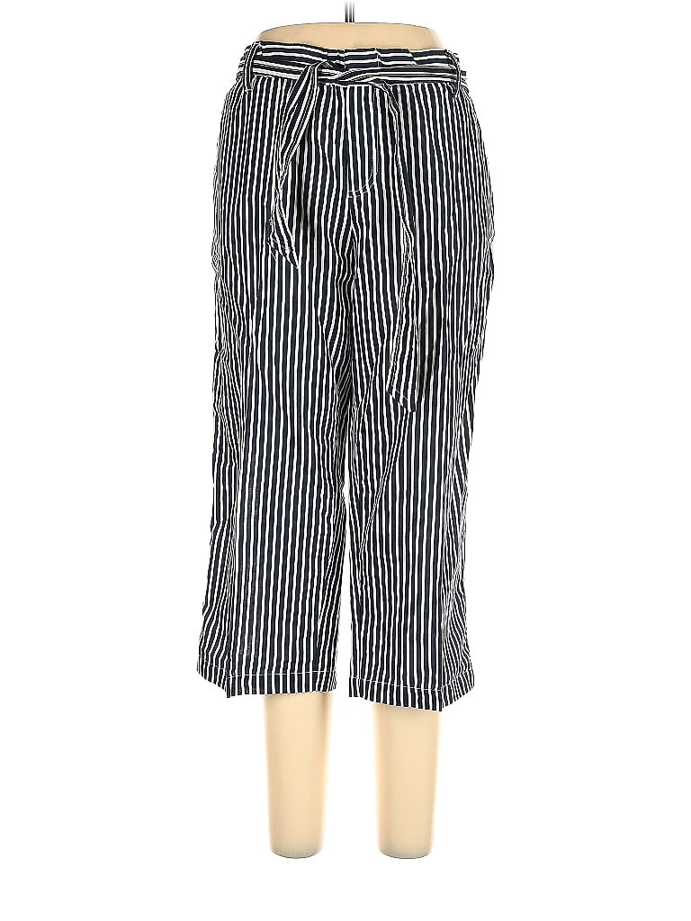 Liz Claiborne Stripes Blue Linen Pants Size L - photo 1