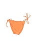 Cecilia Prado Tweed Graphic Orange Swimsuit Bottoms Size M - photo 2