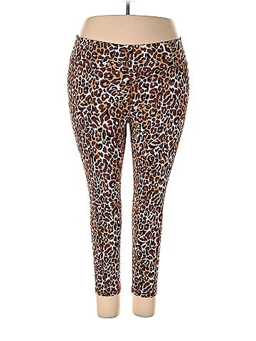 Lilly Pulitzer Luxletic Leopard Print Animal Print Multi Color Brown Active  Pants Size XXL - 70% off