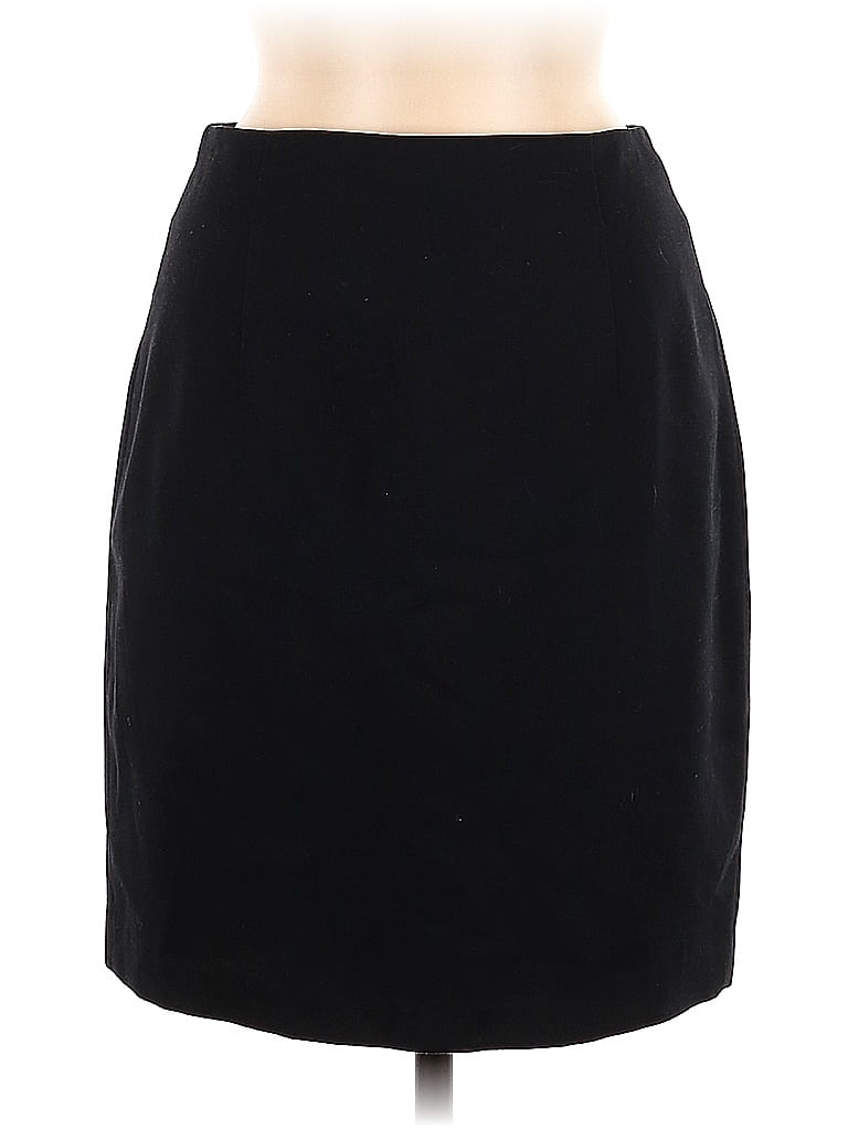 81st & Park Solid Black Formal Skirt Size 7 - photo 1