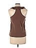 Wish 100% Polyester Brown Sleeveless Blouse Size L - photo 2