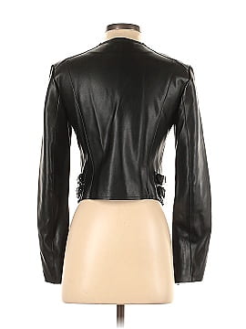 Zara Basic Faux Leather Jacket (view 2)
