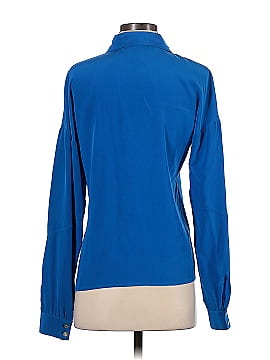 Madison Marcus Long Sleeve Silk Top (view 2)