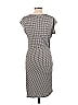 CAbi Houndstooth Marled Grid Chevron-herringbone Graphic Polka Dots Gray Casual Dress Size M - photo 2