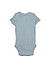 Carter's 100% Cotton Polka Dots Blue Short Sleeve Onesie Size Newborn - photo 2
