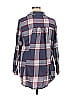 ABound 100% Cotton Plaid Blue Long Sleeve Button-Down Shirt Size XL - photo 2