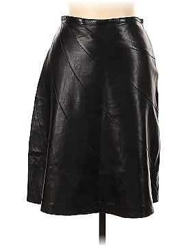 Luca Luca Leather Skirt (view 1)