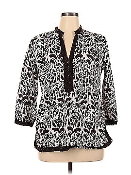 Charter Club 3/4 Sleeve Blouse (view 1)