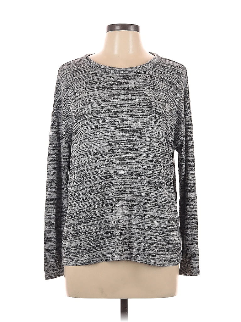 Old Navy Marled Gray Thermal Top Size M - photo 1