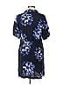 Simply Vera Vera Wang Acid Wash Print Batik Tie-dye Blue Cocktail Dress Size M - photo 2