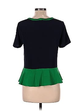 Marc by Marc Jacobs Short Sleeve Silk Top (view 2)