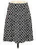 Le Lis Jacquard Argyle Hearts Graphic Black Casual Skirt Size S - photo 1