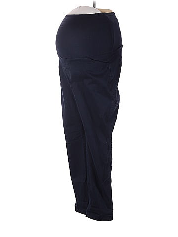 Gap - Maternity Solid Navy Blue Casual Pants Size 6 (Maternity) - 60% off