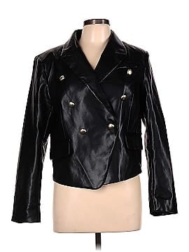 Avec Les Filles Faux Leather Jacket (view 1)