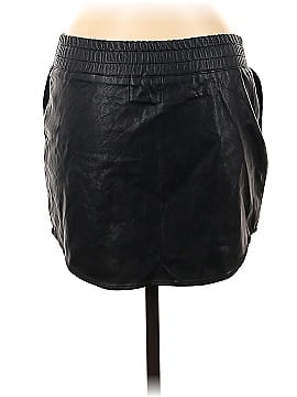 Monrow Faux Leather Skirt (view 2)