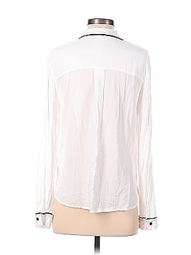 Monki Long Sleeve Button-Down Shirt (view 2)