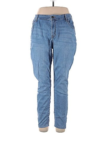 Old Navy Solid Blue Jeans Size 16 - 46% off