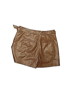 Rebecca Taylor Faux Leather Shorts (view 2)