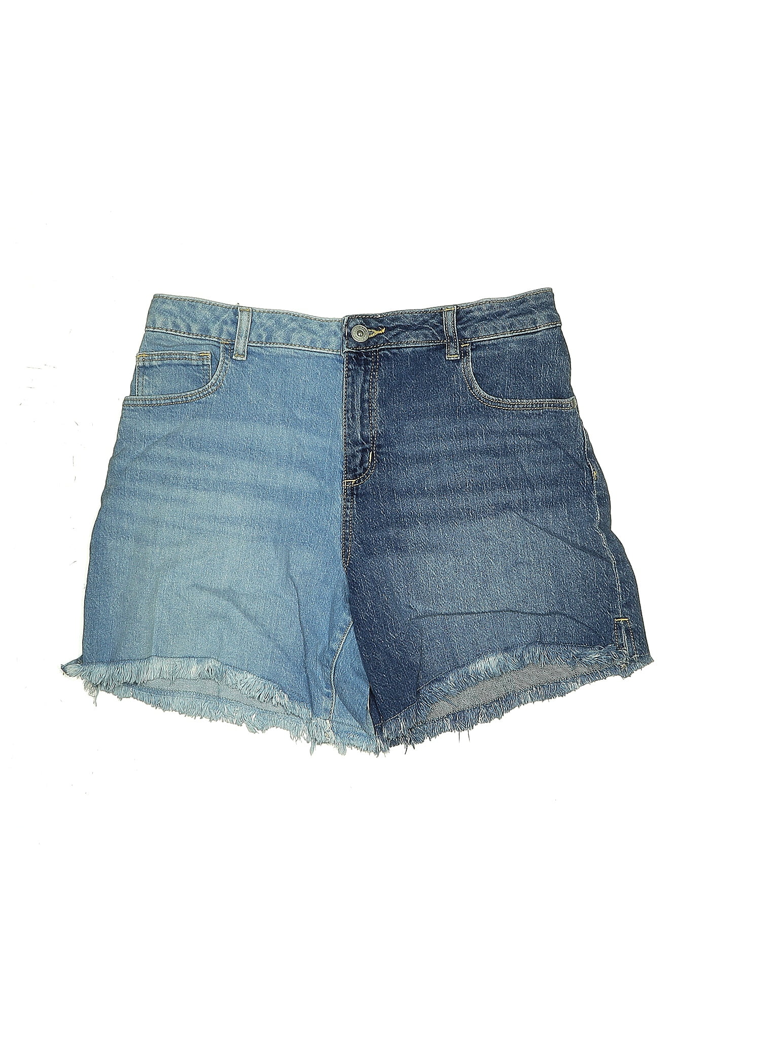 Classic Elements Solid Blue Denim Shorts Size XXL - 42% off | ThredUp