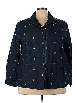 Anne Carson Long Sleeve Button-Down Shirt (view 1)