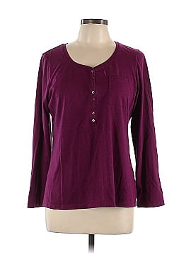 Ambrielle Long Sleeve Henley (view 1)