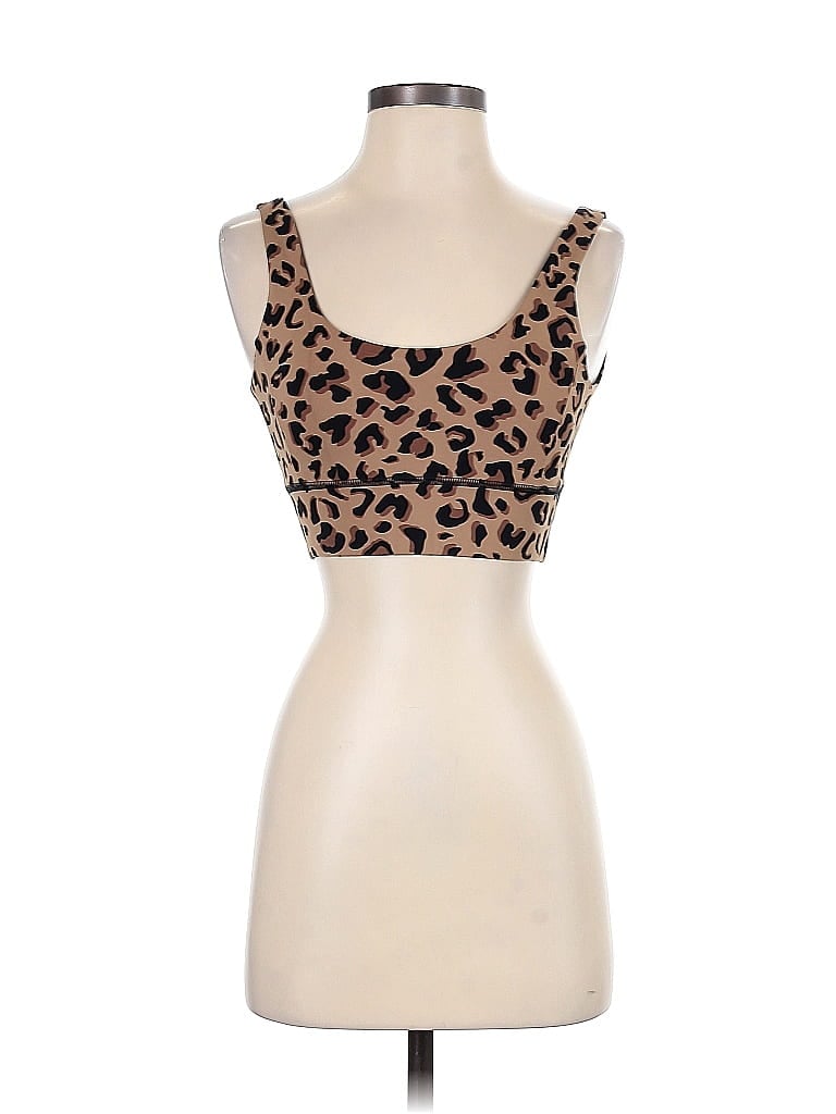Pre-owned Ivl Collective Tank Top Brown Strapless Neckline Tops