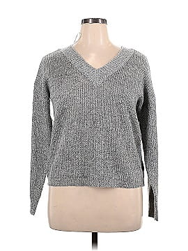 Woven Heart Pullover Sweater (view 1)